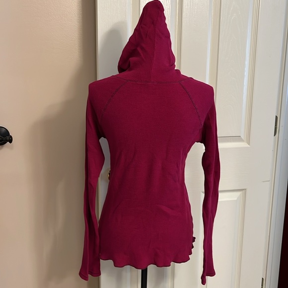 Women’s Hooded waffle long sleeve shirt by Old Navy - Picture 3 of 7
